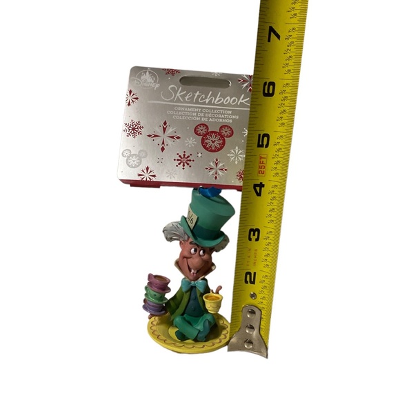 Disney Sketchbook Ornament Alice in Wonderland Mad Hatter Tea Party Unbirthday - Picture 2 of 12